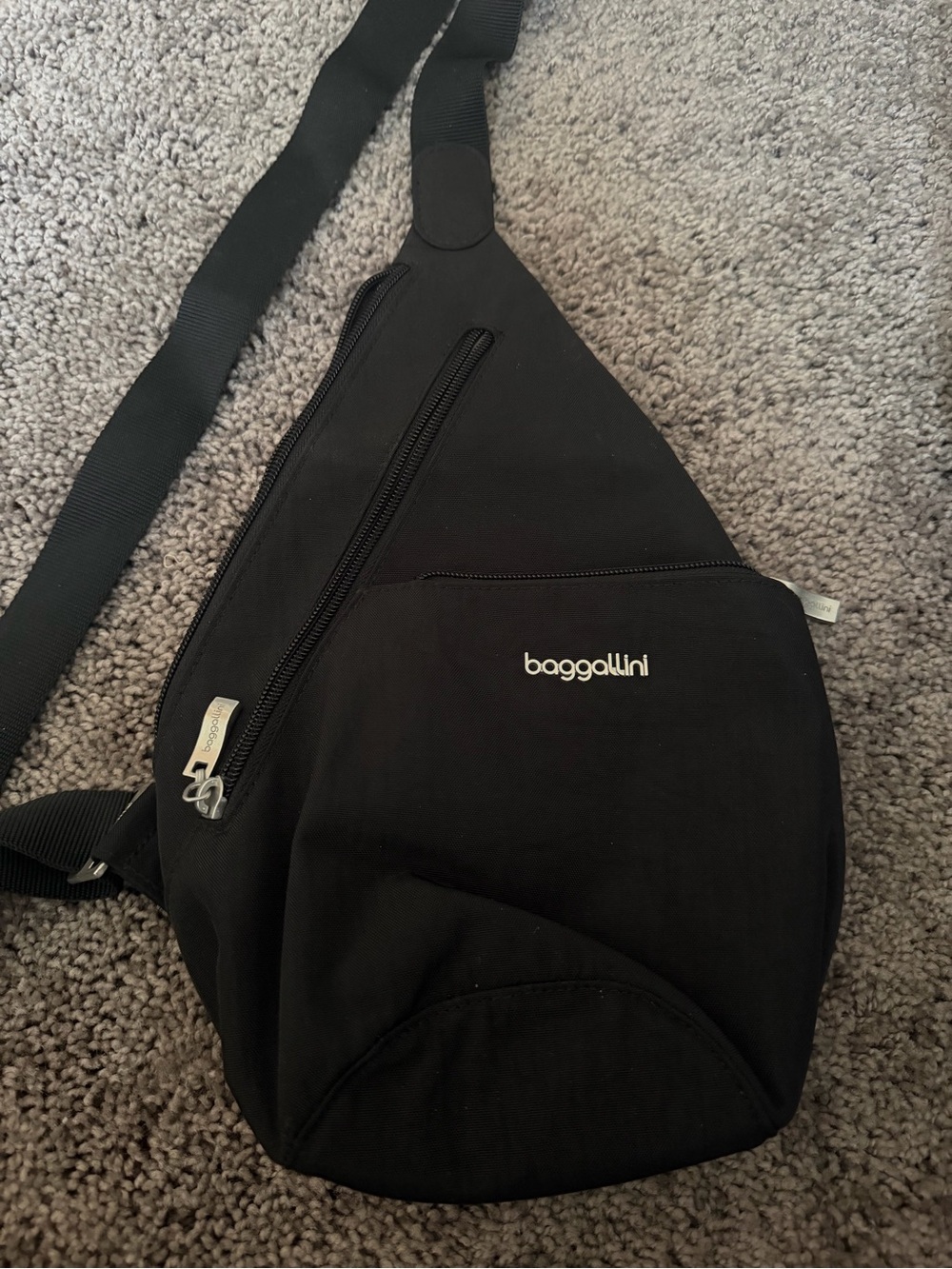 Baggallini Black Crossbody Sling Bag